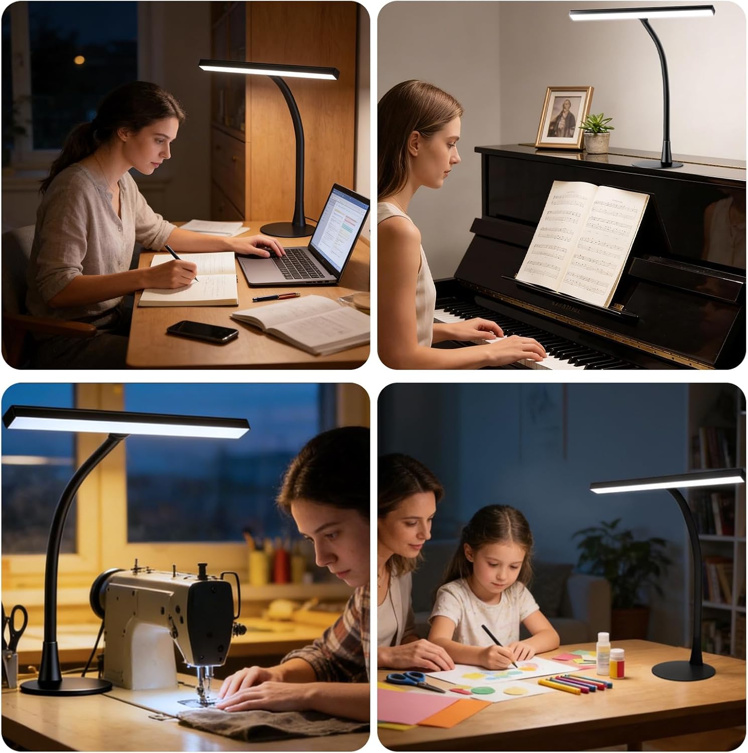 Lampe de Bureau LED, Lampe Ecran PC 1000LM – Image 2